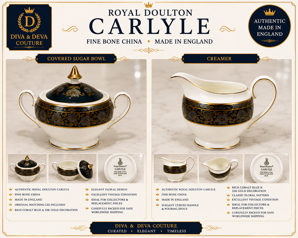 Title

Royal Doulton Carlyle Creamer | Fine Bone China | Made in England | Elegant