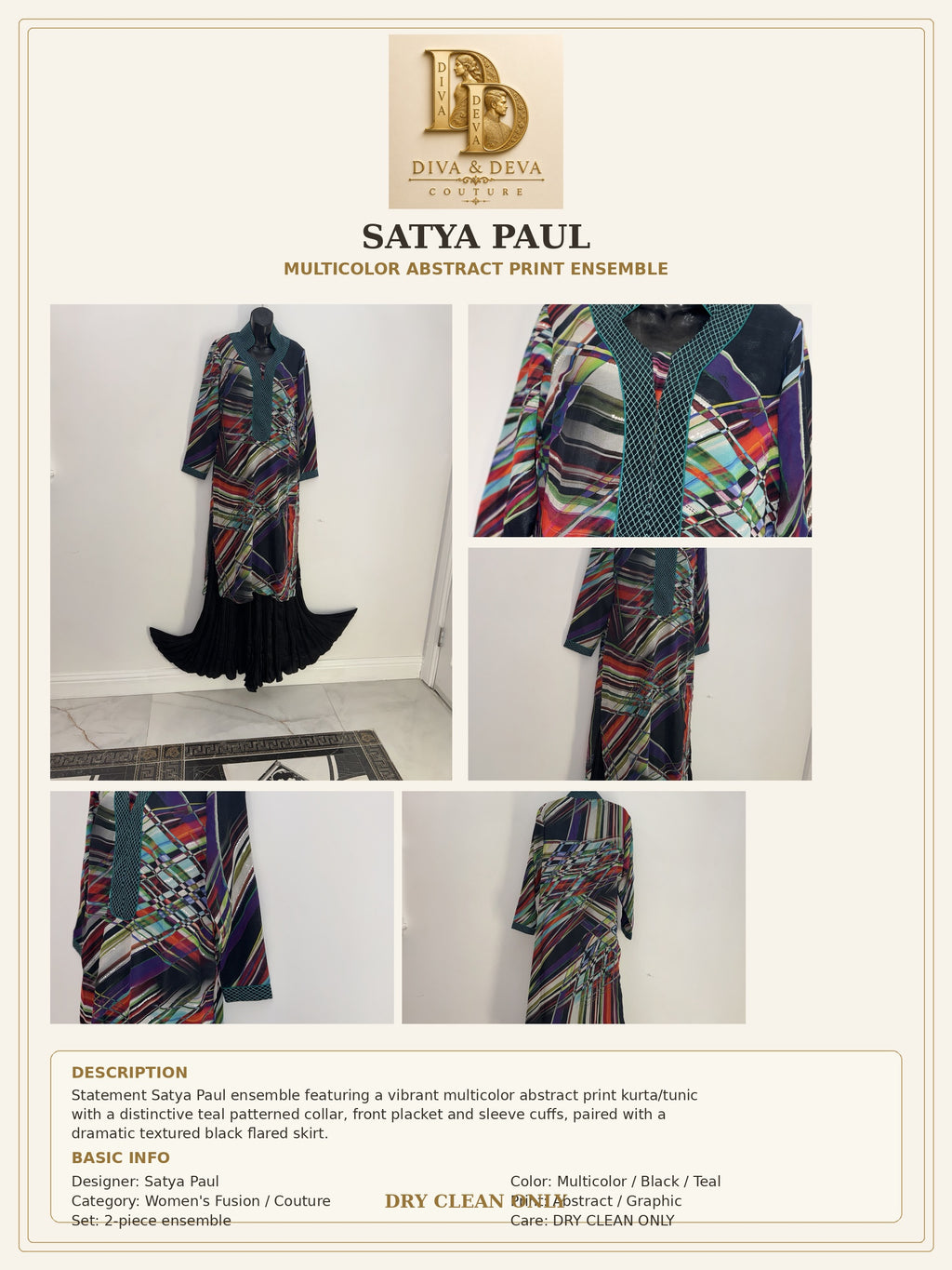 Satya Paul Suit