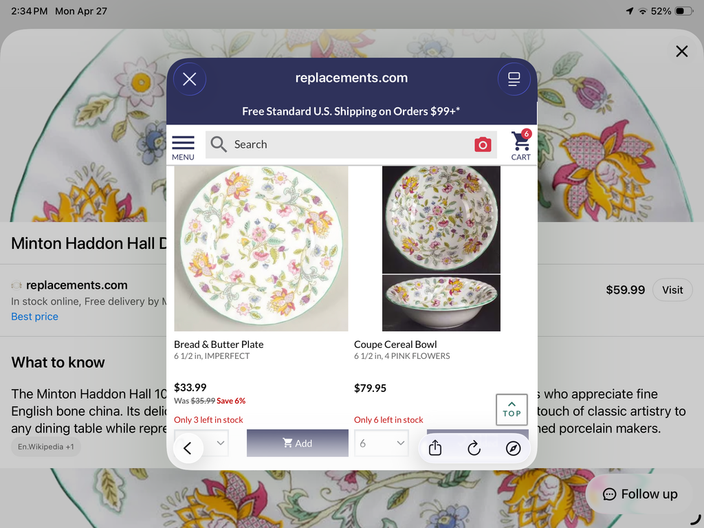 Minton Royal Doulton China