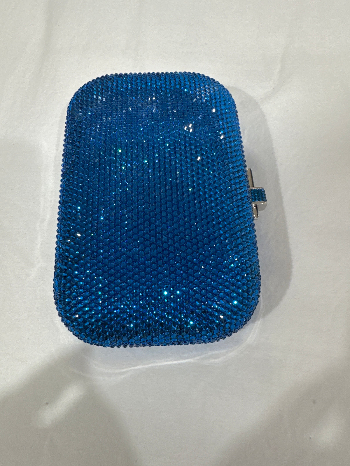 Turquoise Crystal Clutch