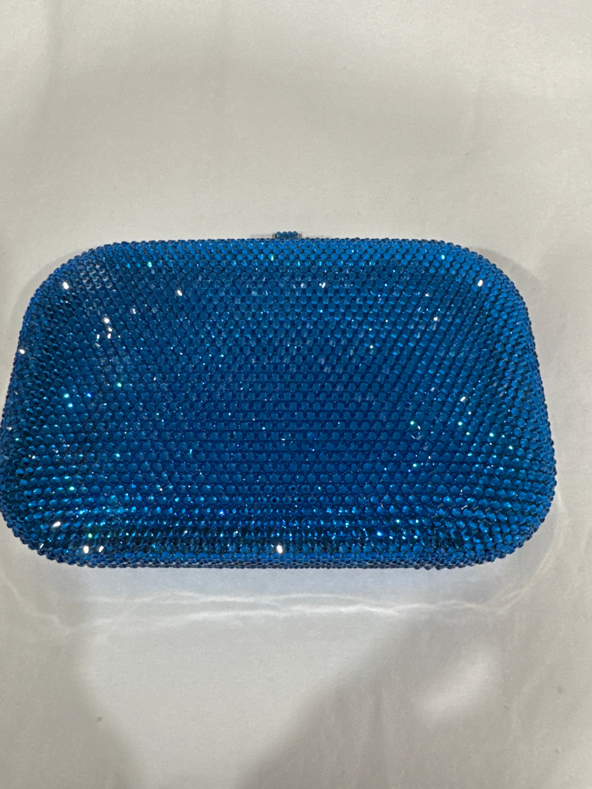 Turquoise Crystal Clutch