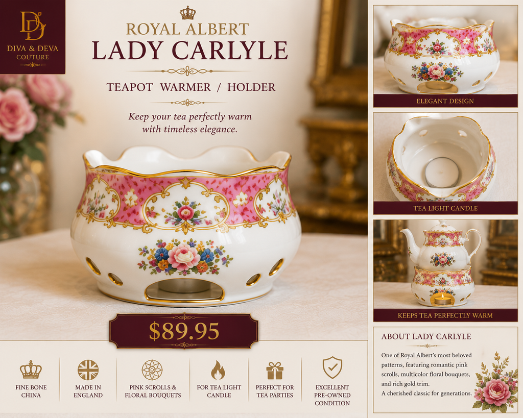 Royal Albert Lady Carlyle Fine Bone China Tea Service – Made in England