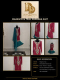 Pearl Embellished Sharara Set. Description: A stunning sharara set