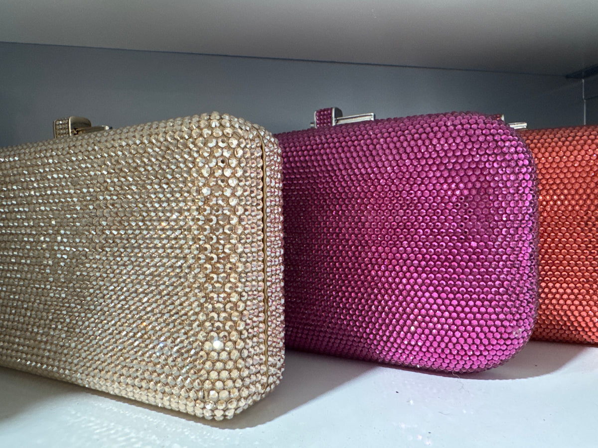 Judith Leiber Couture Crystal Evening Clutch – New with Box & Dust Bag